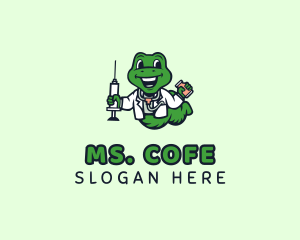 Snake Vaccine Doctor logo design