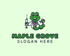 Snake Vaccine Doctor logo design