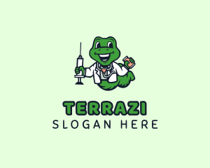 Snake Vaccine Doctor logo design