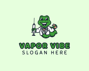 Snake Vaccine Doctor logo design