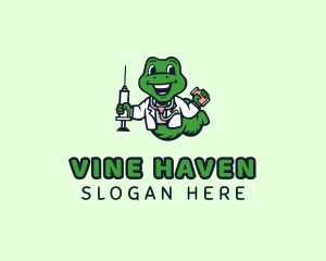 Snake Vaccine Doctor logo design