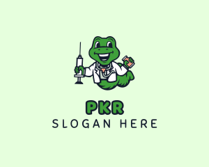 Snake Vaccine Doctor logo design