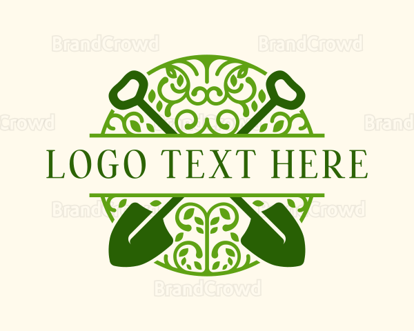 Lawn Gardening Tool Logo