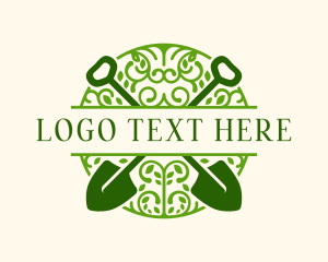 Grass - Lawn Gardening Tool logo design
