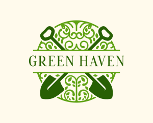 Lawn Gardening Tool logo design
