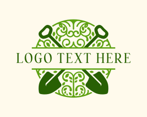 Lawn Gardening Tool Logo