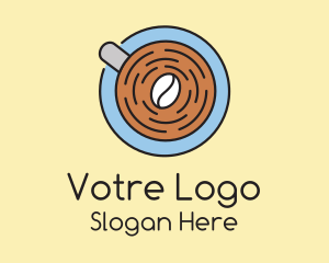 Coffee Cup Saucer  Logo