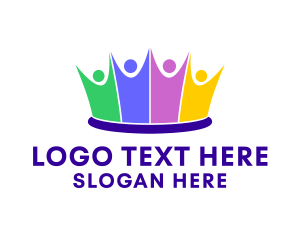 Organization - Team Building Crown logo design