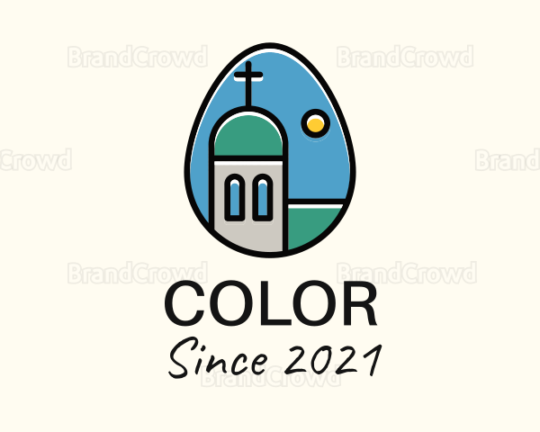 Catholic Church Egg Logo