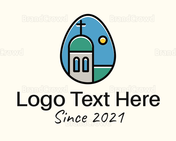 Catholic Church Egg Logo