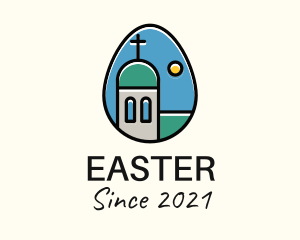 Fellowship - Catholic Church Egg logo design