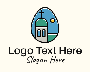 Catholic Church Egg Logo