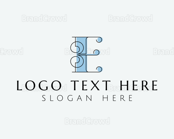 Design Studio Letter E Logo