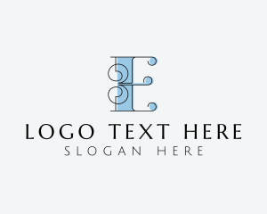 Interior Design - Design Studio Letter E logo design