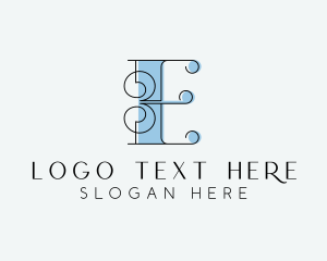 Letter E - Styling Boutique Letter E logo design