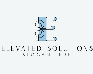 Styling Boutique Letter E logo design