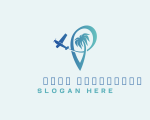 Travel Plane Destination Tour Logo