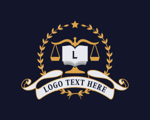 Banner - Legal Justice Scale logo design