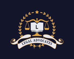 Legal Justice Scale logo design