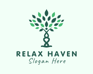 Wellness Yoga Relaxation logo design