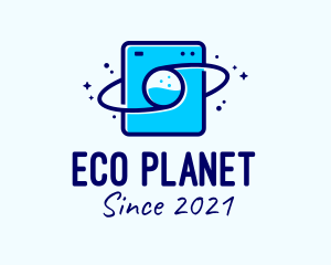 Washing Machine Planet logo design