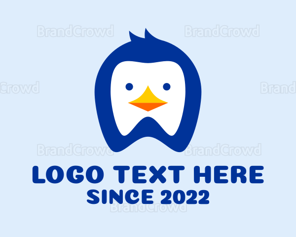 Penguin Dentist Clinic Logo