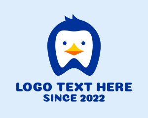 Toothpaste - Penguin Dentist Clinic logo design