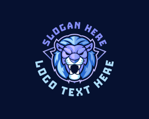 Angry - Lion Gaming Avatar logo design