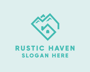 Homestead - Blue Mountain House logo design