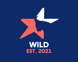 Star Wild Bull  logo design