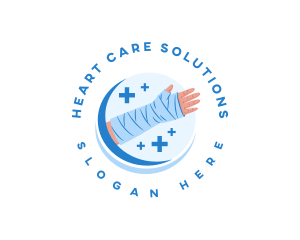 Medical Arm Cast logo design