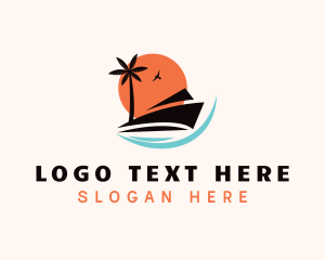 Sailing - Boat Cruise Getaway logo design