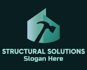 Structural - Hammer House Carpentry logo design