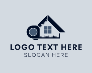Property - Measuring Tool Home Renovation logo design