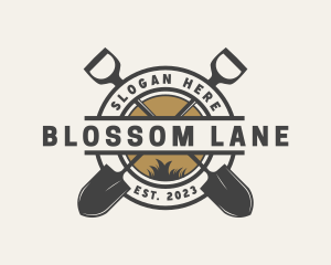 Shovel Garden Landscaping logo design