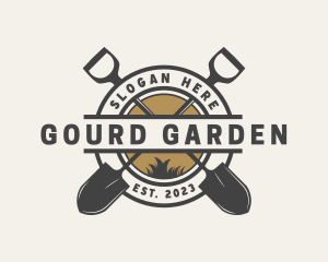 Shovel Garden Landscaping logo design