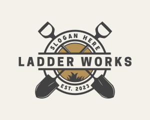 Shovel Garden Landscaping logo design