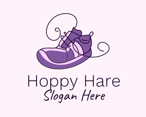 Purple Running Shoes Logo