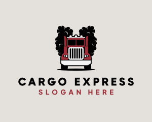 Smoke Cargo Trucking logo design