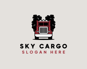 Smoke Cargo Trucking logo design