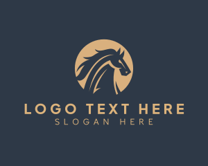 Stallion - Premium Horse Trainer logo design