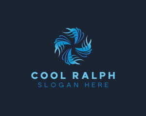 Fan Cooling Ventilation logo design