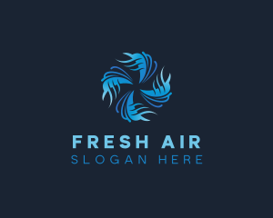 Fan Cooling Ventilation logo design