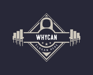 Workout - Kettlebell Gym Fit logo design