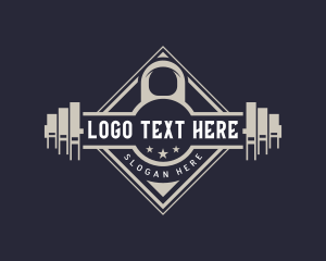 Trainer - Kettlebell Gym Fit logo design