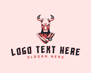 Tough - Tough Minotaur Character logo design