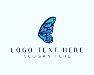 Cosmetics - Butterfly Wing Brand logo design