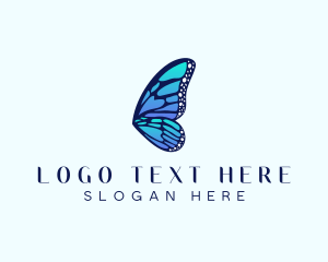 Butterfly Wing Brand Logo