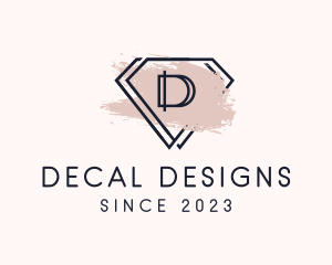 Diamond Boutique Letter D logo design