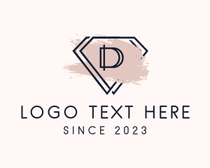 Brush - Diamond Boutique Letter D logo design